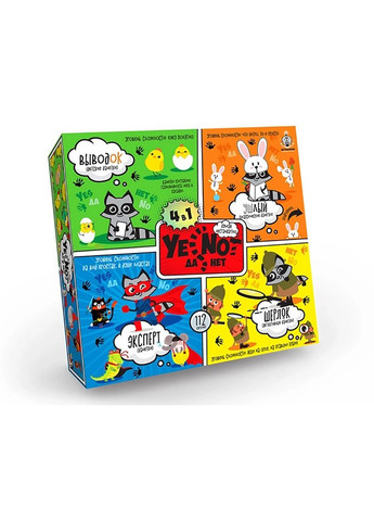 Карточная игра "YENOT ДаНетки" на украинском языке YEN-02-01U Danko Toys (258776959)