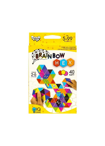 Настольная игра "Brainbow HEX" G-BRH-01-01 Danko Toys (258776965)