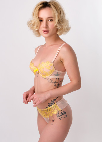 Жёлтый бюстгальтер rg06 mos жёлтый Valery