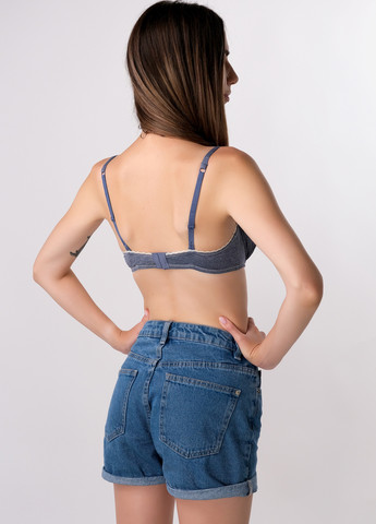 Синий балконет бюстгальтер ns26 формованная чашка синий Verdissima