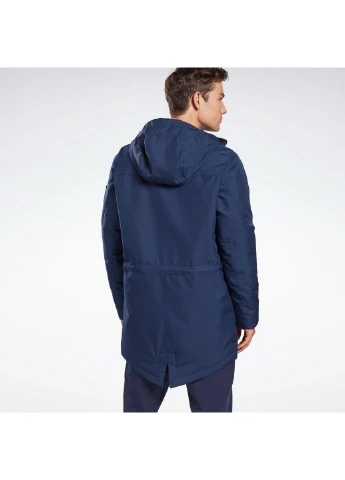 Синяя демисезонная мужская куртка ow u fl prka fu1684 Reebok