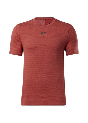 Червона чоловіча футболка workout ready melange ha9006 Reebok