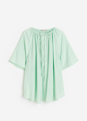 Светло-зеленая летняя блузка H&M