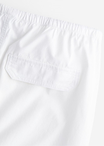 Белая кэжуал однотонная юбка H&M