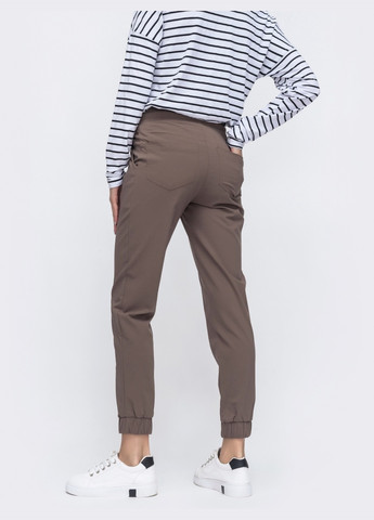 бежевые брюки-джоггеры со стандартной посадкой Dressa (258794107)