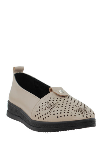 Жіночі балетки ra-108 кавовий Alvista | кавові зірки натуральна шкіра (317427673)