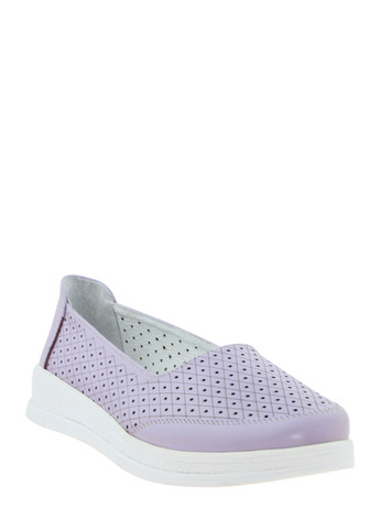 Жіночі балетки ra-110 ліловий Alvista | лілові однотонні натуральна шкіра (317419613)