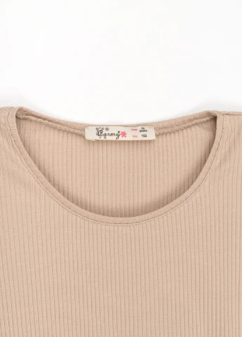 Бежевая летняя футболка Breeze