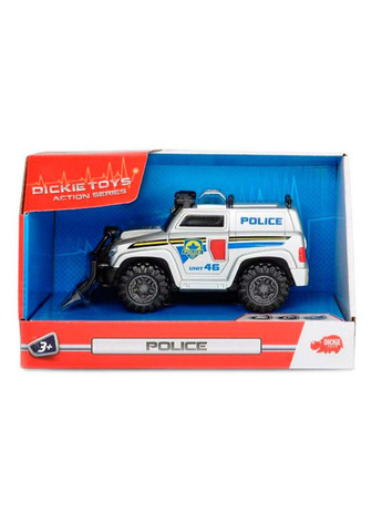 Игрушечная машинка полиции со щитом 15 см Dickie toys (258842767)