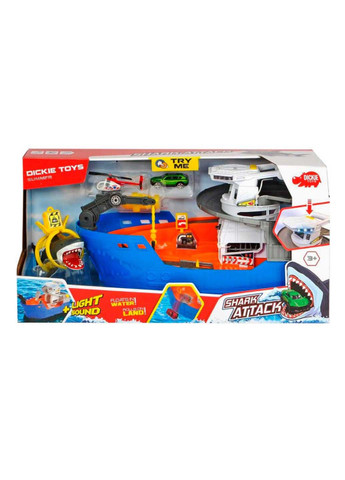 Игрушечный набор Охота на акул с лодкой и аксессуарами Dickie toys (258842765)