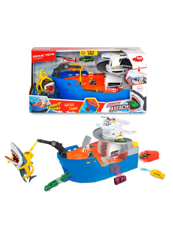 Игрушечный набор Охота на акул с лодкой и аксессуарами Dickie toys (258842765)