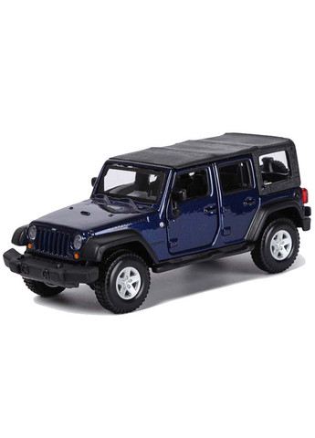 Модель машинки Jeep Wrangler Unlimited Rubicon The black 1:32 Bburago (258842591)