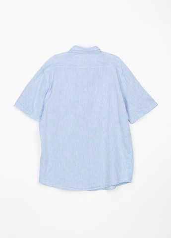 Голубой повседневный рубашка однотонная Jean Piere