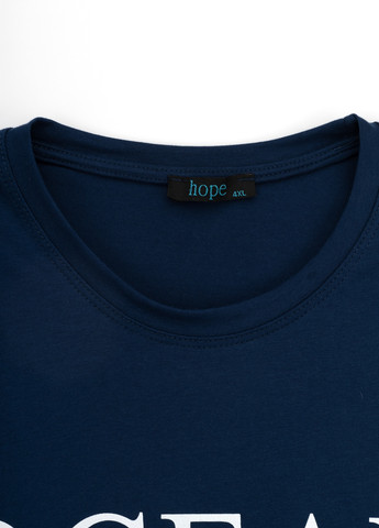 Синяя футболка Hope