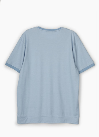 Голубая футболка Zinzolin