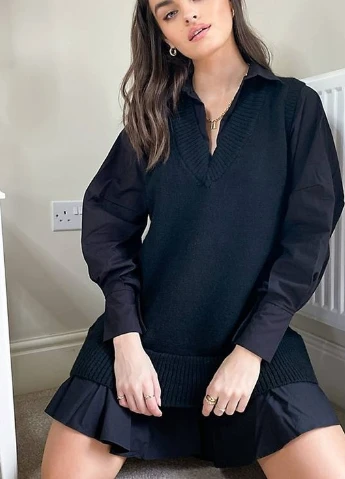 Чорна сукня River Island