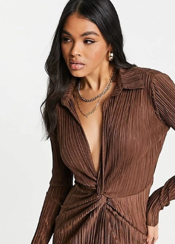 Коричневое платье Asos
