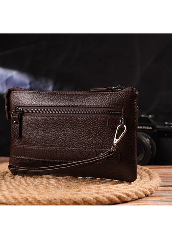 Мужской кожаный клатч 21,5х13,5х1 см Canpellini (258844867)