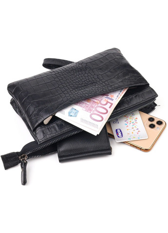 Мужской кожаный клатч 22,5х14х4 см Canpellini (258844854)