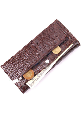 Бумажник мужской кожаный 9х19х1,5 см Karya (258885554)