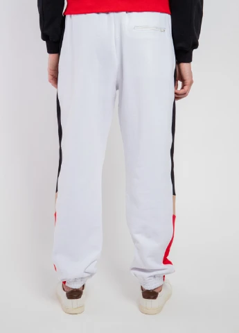 Белые спортивные демисезонные брюки MSGM