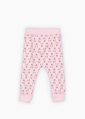 Розовый демисезонный костюм малышка реглан + кофта + штаны Mini papi