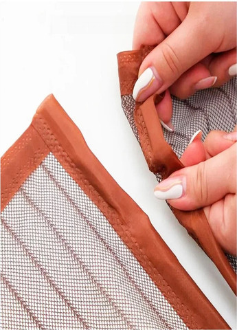 Универсальная антимоскитная сетка штора на магнитах 100*210 см Коричневая VTech (258905100)