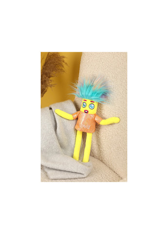 М'яка іграшка веселкове волосся сосиска 40 см K6004 No Brand (258905004)
