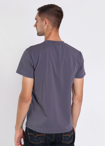 Темно-серая футболка мужская с коротким рукавом NEL