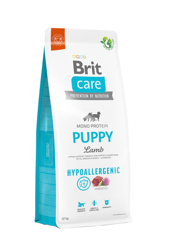 Корм для щенков Dog Hypoallergenic Puppy гипоаллергенный с ягненком, 12 кг Brit Care (258959196)