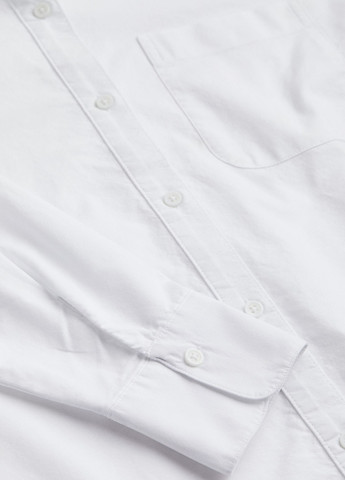 Белая демисезонная рубашка H&M