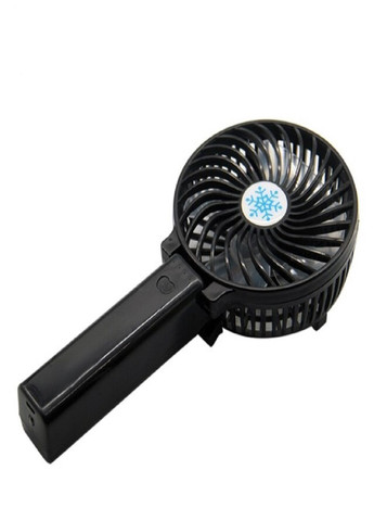 Універсальний портативний ручний вентилятор з акумулятором і складною ручкою Mini Fan Чорний VTech (258925252)