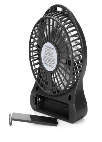 Универсальный портативный ручной вентилятор с аккумулятором настольный Mini Fan Черный VTech (258925255)