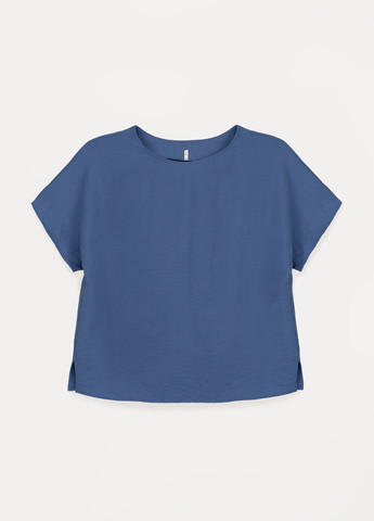 Синяя летняя футболка No Brand