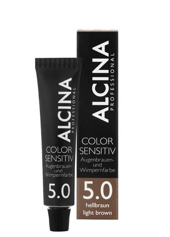 Фарба для брів та вій 5.0 LIGHT BROWN світло-коричневий 17 г Alcina color sensitiv (258996210)