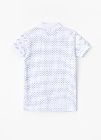 Белая детская футболка-поло для мальчика Alisa