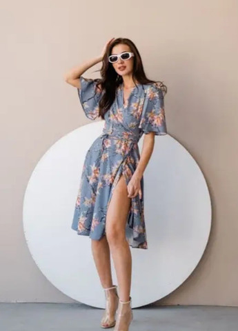 Серое кэжуал платье Anastasimo