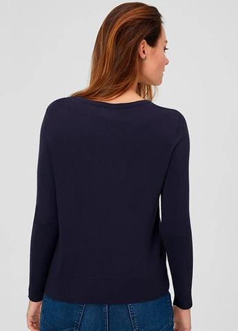 Темно-синій демісезонний светр з віскози C&A