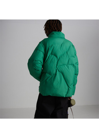 Зелена демісезонна куртка x p.a.m. puffer jacket Puma