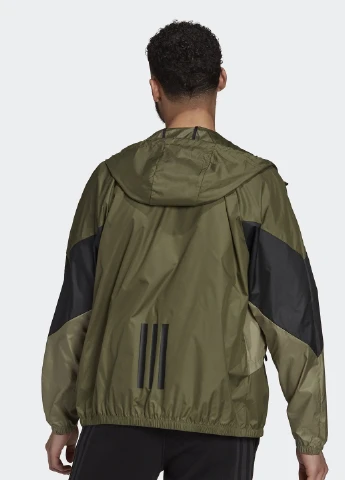 Оливковая (хаки) куртка adidas