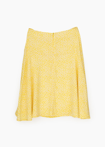 Желтый летний костюм юбка + топ No Brand