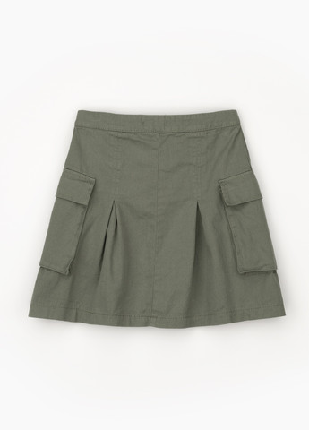 Зеленая повседневный однотонная юбка Firesh