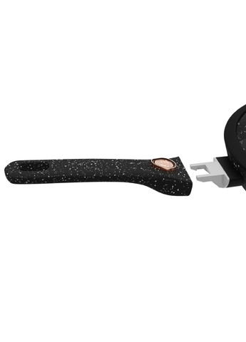 Сковорода глубокая SICILIA 24 см з крышкой и съемной ручкой Bollire (BR-1509) (258985161)