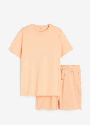 Помаранчевий літній комплект H&M