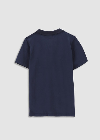 Синяя детская футболка-поло для мальчика Coccodrillo