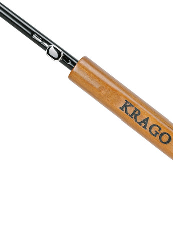 Зонт трость с деревянной ручкой J Wooden Black Krago (258994522)