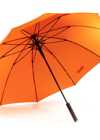Зонт трость 10-ти спицевый с прорезиненной ручкой Soft Touch оранжевый Krago (258994511)