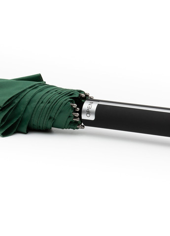 Зелёный зонт трость 10-ти спицевый с прорезиненной ручкой soft touch зеленый Krago (258994526)