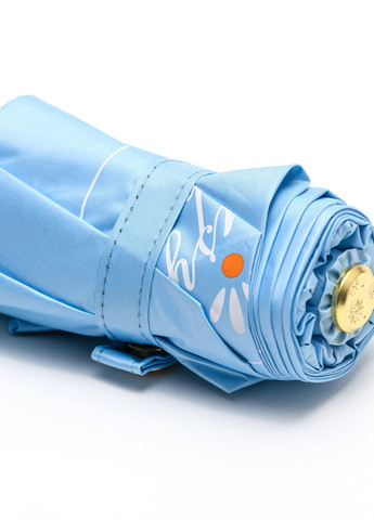 Зонт Daisy складной мини полный автомат голубой Krago (258994525)