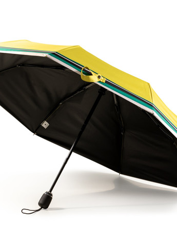 Зонт складной женский полный автомат желтый в полосу Krago (258994528)